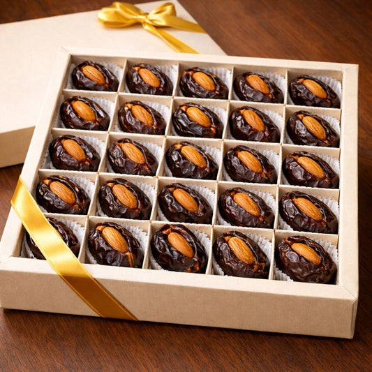 Kalmi Dates with Roasted Almonds