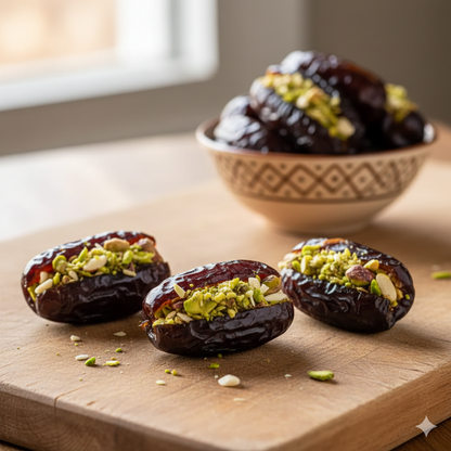 Al Tamraah Signature Qalmi Dates with Pistachio