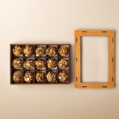 Premium Almond & Walnut Date Truffles – 15 Piece